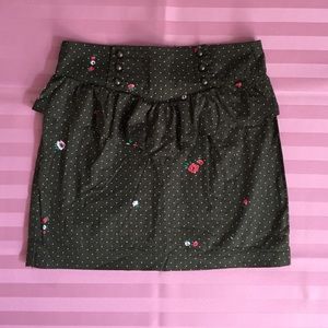 🎀High Waisted Peplum Mini Skirt🎀