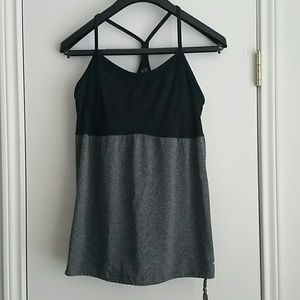 Work out tank with built in bra