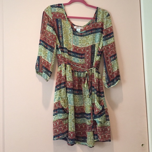 Beautiful Sheer Print Dress