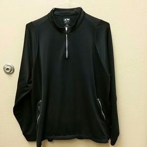 Men's  Adidas 1/4 zip shirt  XL