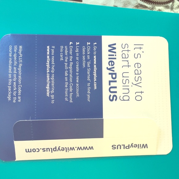 Wileyplus financial accounting access code. - Picture 1 of 1