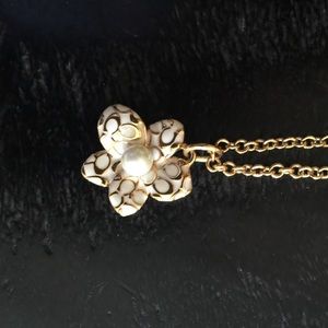 Beautiful Authentic COACH flower necklace