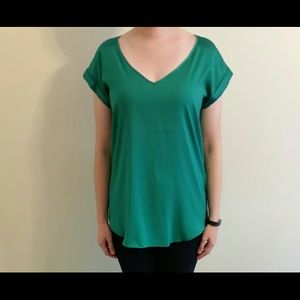 Silky Green Express Top