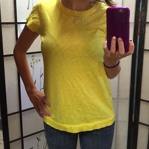 Yellow tee