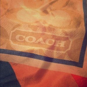Coach scarf.