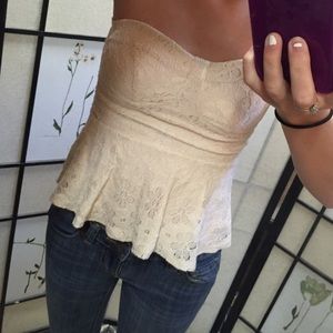 Lace sleeveless top
