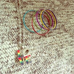 Bangle and necklace bundle