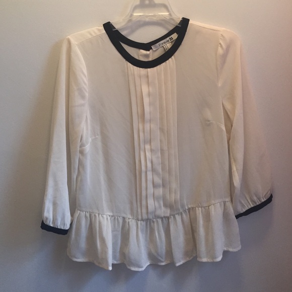 Forever 21 peplum style blouse