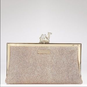 Kate Spade Queen of the Nile Camel Clutch