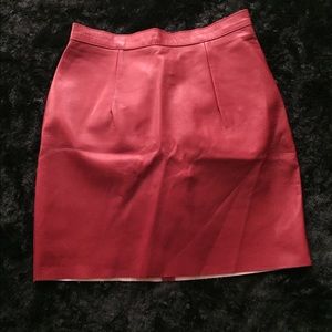 American Apparel Leather Mini