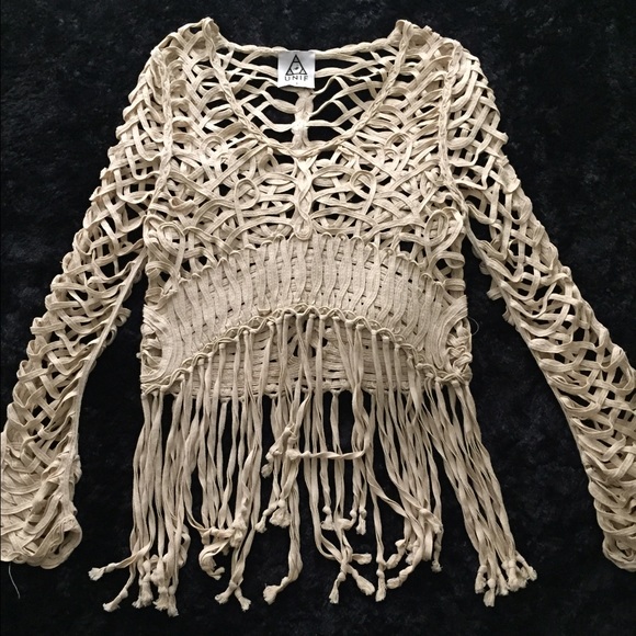UNIF Fringe crop top