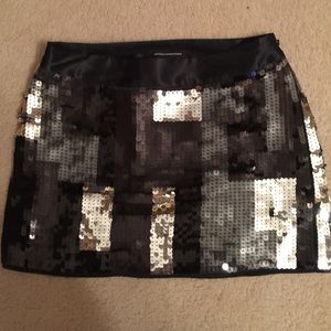 Sequin mini skirt