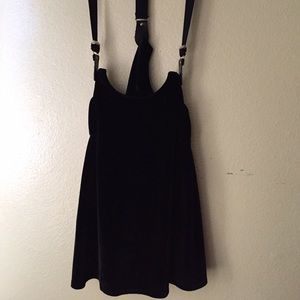 UNIF velvet suspended skirt