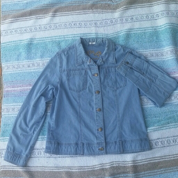Light Denim Feel Jacket