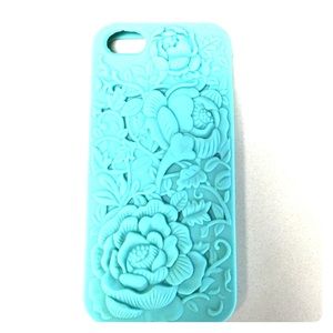 iPhone 5/5s Silicon Case - Turquoise