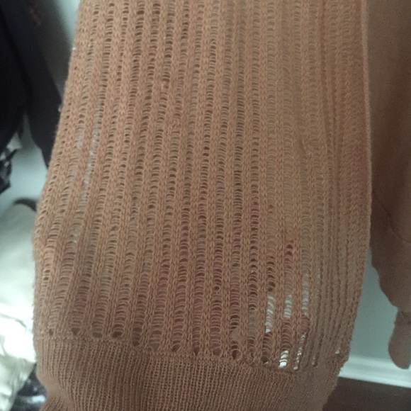 Dark coral boyfriend cardigan - Picture 3 of 4