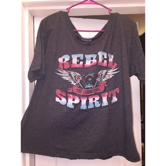 Flowy grey tunic tshirt
