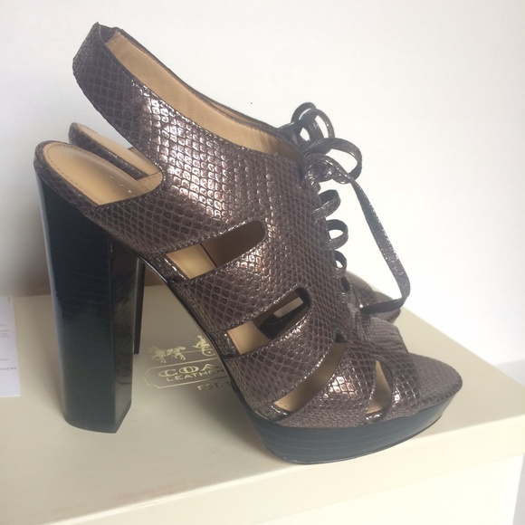 💥NEW💥Coach Platform Leather SANDAL🌟💥 - Picture 2 of 4