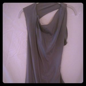 3.1 Phillip Lim, slate silk, cowl-neck dress