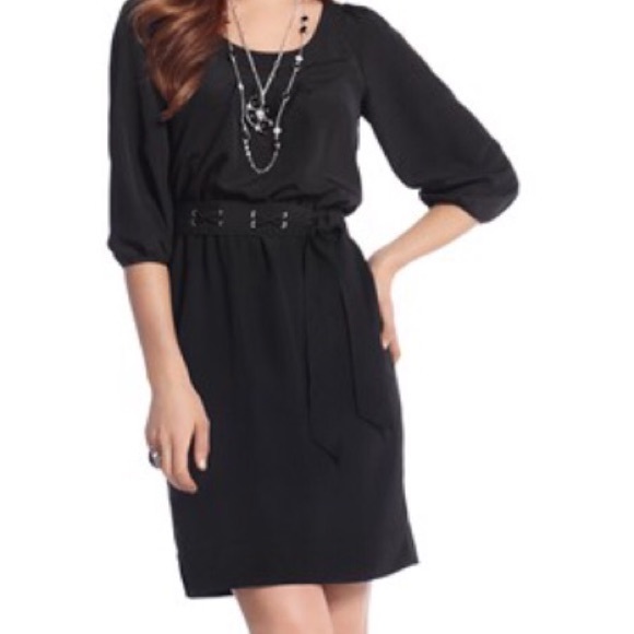 White House Black Market Dresses Black Dress About 3 Inches Above