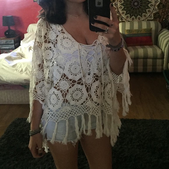 Urban Outfitters Sweaters - Over sized crochet sweater