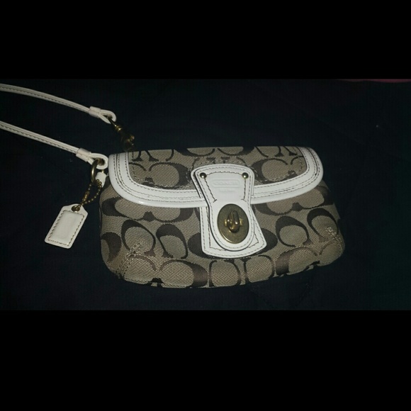Authentic* Coach wristlet
