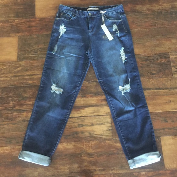 Distressed Tractor boyfriend Jeans