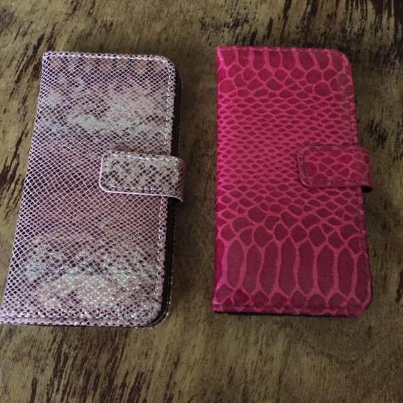 2 iPhone 5c wallet cases