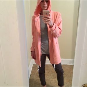 Peach Nasty Gal Anorak, XXS