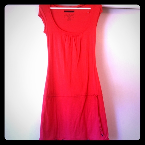 Pink American Eagle mid-length short-sleeved dress