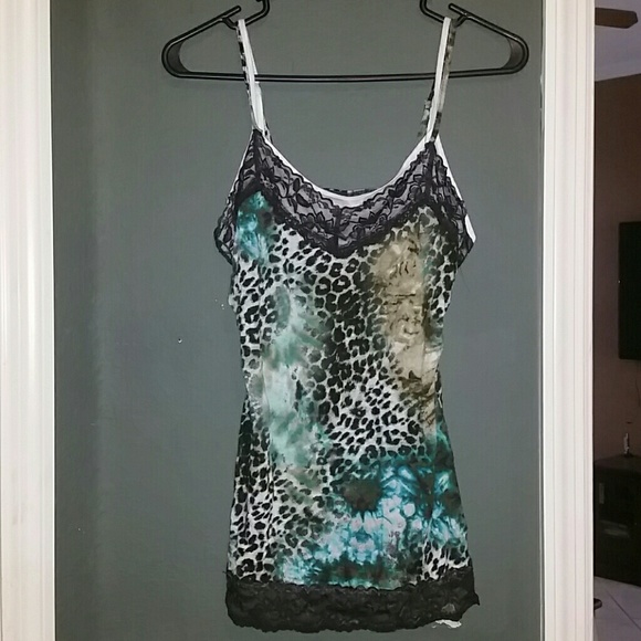 Multicolored tank top. Barely worn, very comfy