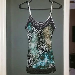 Multicolored tank top. Barely worn, very comfy