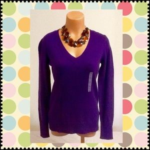 V-Neck Sweater. NWT.