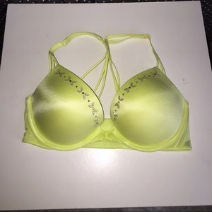 Beaded VS push up bra