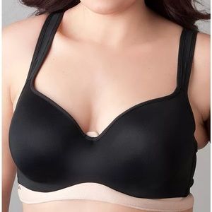 Wick'em Bra Liner Set Of 2 Nude & Black Cups D-DDD