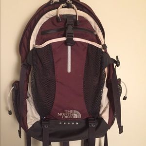 North Face backpack.