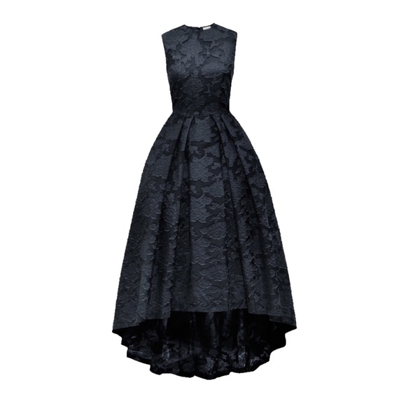 H&M Conscious Exclusive Navy Blue Floral Gown