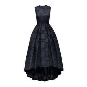 H&M Conscious Exclusive Navy Blue Floral Gown
