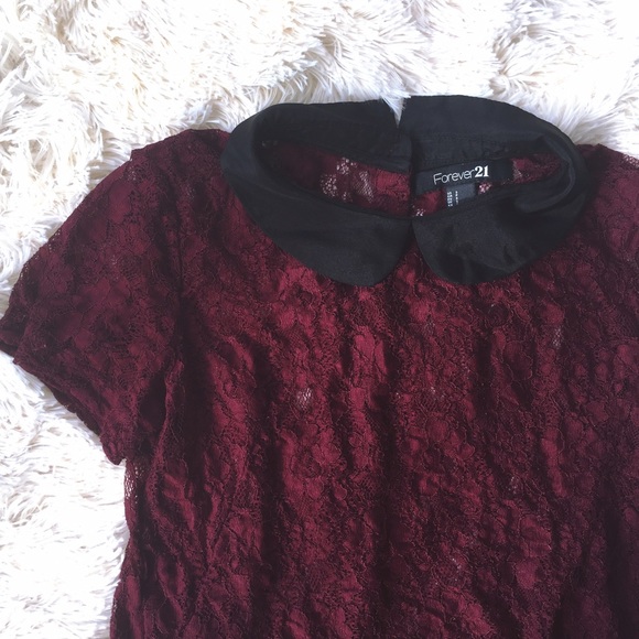 F21 Lace Peter Pan Collar