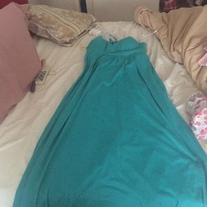 Turquoise summer dress