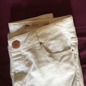 aѕoѕ dənιм jəanѕ . wнιтə wιтн coppər вυттon