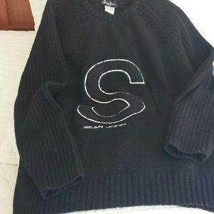 Sean john vintage black sweater