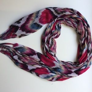 Bright multi-color scarf