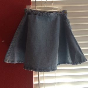 American Apparel denim circle skirt