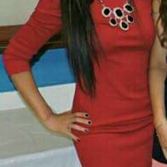 Red dress