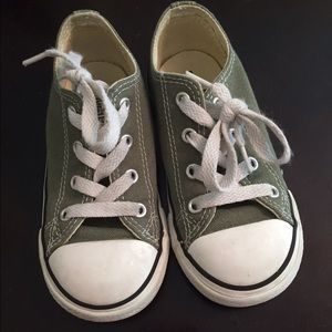 Toddler converse, green