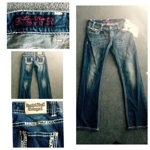 Rock and Roll Cowgirl studded jeans