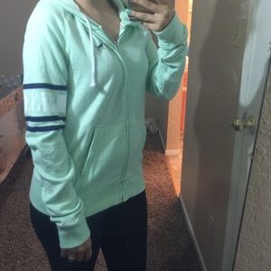 Candy green pink sweater