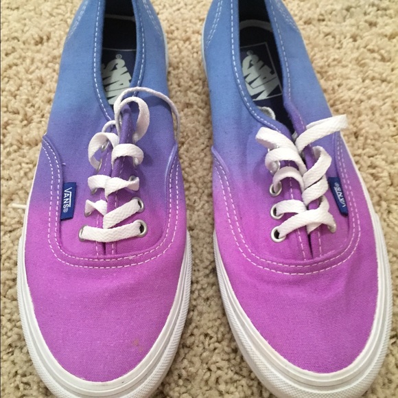 Ombre Vans! Size 8