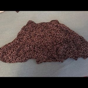 black and white skirt